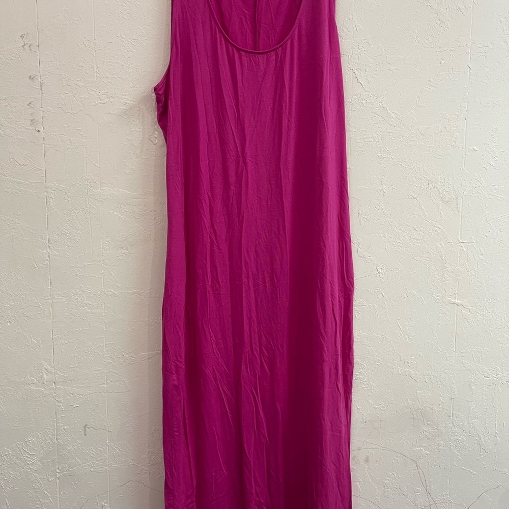 NWT Fashion to Figure - Vibrant Pink Sleeveless Maxi Dress